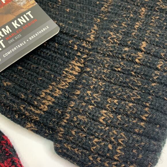 The Great Outdoors Warm Marled Knit Hats Beanies New with tag Bundle of 2 - Picture 4 of 7